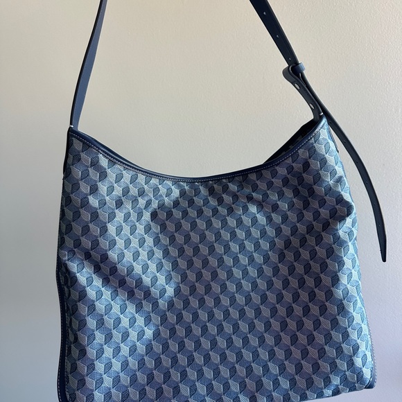 Stylish Blue 2 in 1 Women's Bag Shoulder and Crossbody Bag - Picture 4 of 12